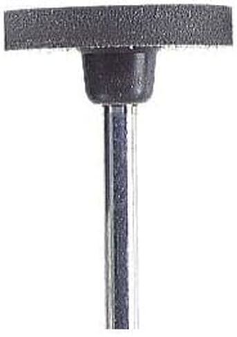 Square Edge Mounted Silicone Abrasives Fine Polishing Wheel 2.8mm X 15mm Black Made in Germany Pack of 10 by JTS in Saudi Arabia