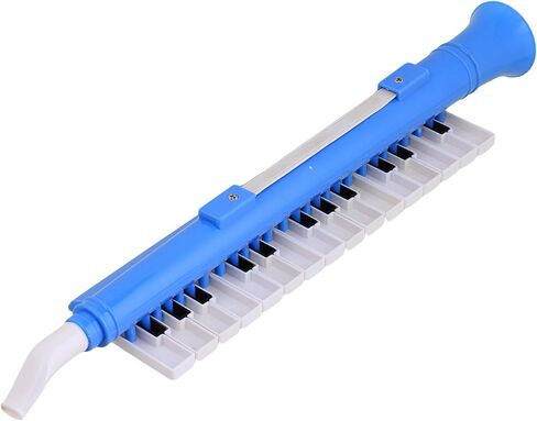 QM27A 27 Key Plastic Wind Piano Melodica Keyboard Harmonica 43x8cm, Blue in Saudi Arabia