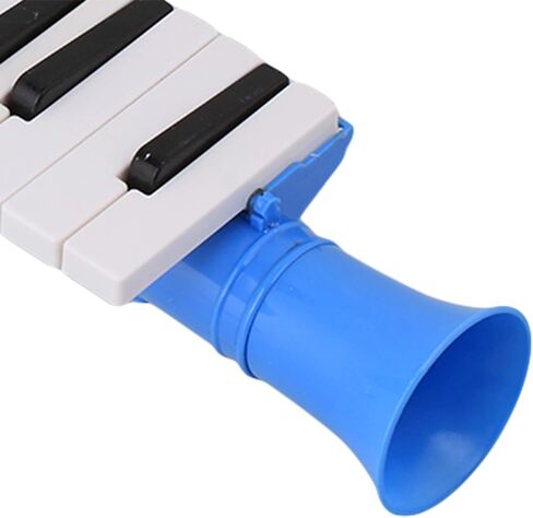 QM27A 27 Key Plastic Wind Piano Melodica Keyboard Harmonica 43x8cm, Blue in Saudi Arabia