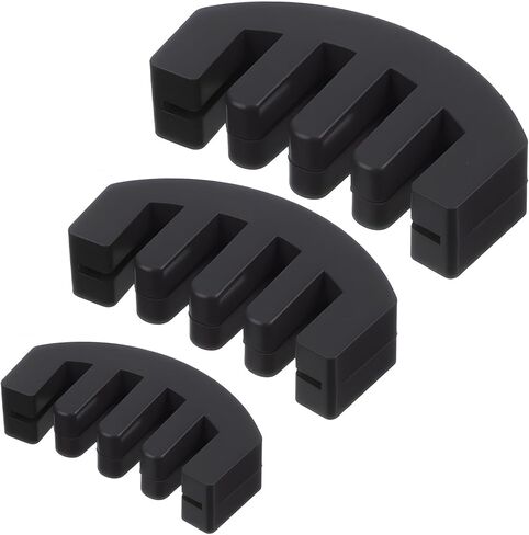 3 Pcs Violin Mute Full Size, 4/4,3/4,1/2,1/4,1/8 Silicone Violin Practice Mute, Mutes For Violins for Practice and Performance in Kuwait