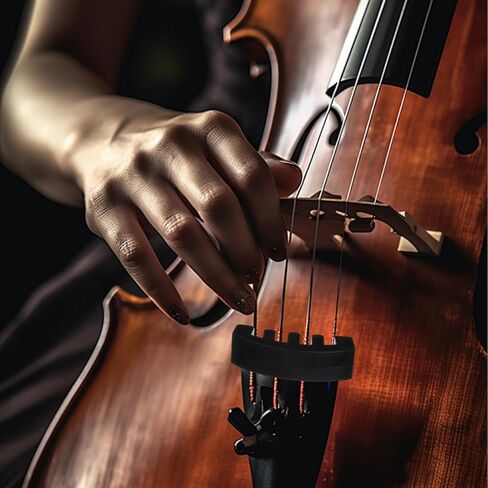 3 Pcs Violin Mute Full Size, 4/4,3/4,1/2,1/4,1/8 Silicone Violin Practice Mute, Mutes For Violins for Practice and Performance in Kuwait