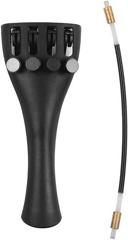 1/8 Size Carbon Fiber Violin Tailpiece with 4 Fine Tuners Aluminum Alloy Tailpiece for Professional Violin Making and Repair in Saudi Arabia
