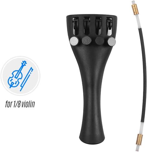 1/8 Size Carbon Fiber Violin Tailpiece with 4 Fine Tuners Aluminum Alloy Tailpiece for Professional Violin Making and Repair in Saudi Arabia