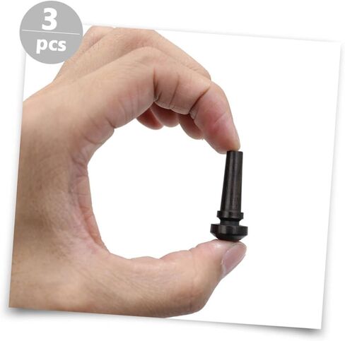 6pcs Violin Ebony Tail Pins Fish Eye Durable Lightweight Violin Endpin Accessories for Enhanced Sound Quality and Noise Reduction in Saudi Arabia