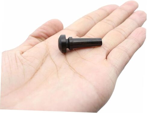 6pcs Violin Ebony Tail Pins Fish Eye Durable Lightweight Violin Endpin Accessories for Enhanced Sound Quality and Noise Reduction in Saudi Arabia