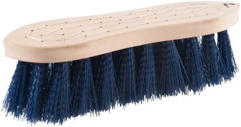Horze Wood Back Hard Brush - 2in - Peocoat Dark Blue - حجم واحد in Saudi Arabia