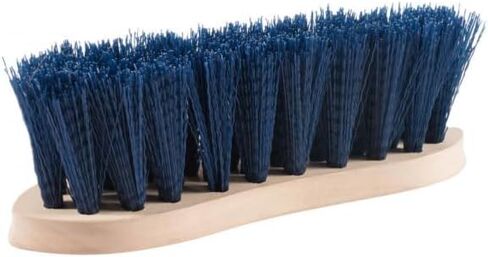 Horze Wood Back Hard Brush - 2in - Peocoat Dark Blue - حجم واحد in Saudi Arabia