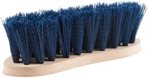 Horze Wood Back Hard Brush - 2in - Peocoat Dark Blue - حجم واحد in Saudi Arabia