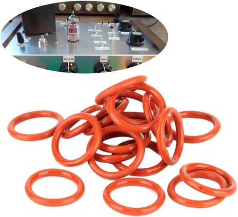20 Pack Tube Damper, Silicone Rings for Vintage Valve Tubes 12AX7, 12AU7, 12AT7, 12BH7, EL84, Replacement for Audio Equipment in Saudi Arabia