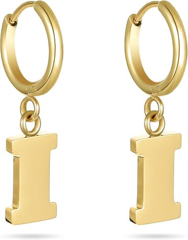Stone Armory Earrings for Illinois Fighting Illini – 18K Gold Plated Stainless Steel Jewelry Designed for Sensitive Skin – A Gift for University of Illinois Fans, Women, and Graduates in Saudi Arabia