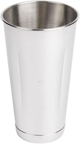 Soro Essentials- 30 oz. Stainless Steel Malt Milkshake Mixing Cup Set of 6- Milkshake Cups Immersion Hand Blender Malt Cups Stackable Chilling Glasses Cocktail Mixing Cups for Home Bar Restaurants in Saudi Arabia