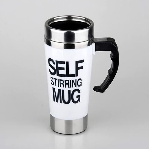 GIFTER Automatic Self Stirring Mug Smart Electric Mixing Cup for Coffee Milk Juice Insulated Stainless Steel Drinkware in Kuwait