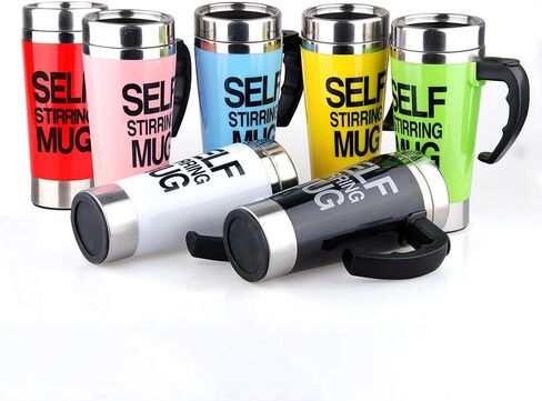 GIFTER Automatic Self Stirring Mug Smart Electric Mixing Cup for Coffee Milk Juice Insulated Stainless Steel Drinkware in Kuwait