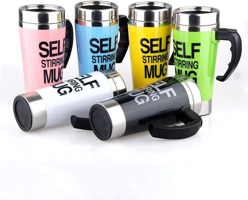 GIFTER Automatic Self Stirring Mug Smart Electric Mixing Cup for Coffee Milk Juice Insulated Stainless Steel Drinkware in Kuwait