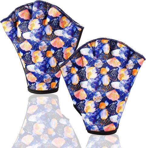 Colorful Swimming Gloves Women Water Aerobics Glove Water Aerobics Equipment for Men Women,Webbed Gloves Aquatic Fitness Water Resistance Diving Gloves Unisex Poll Training Exercise in Kuwait
