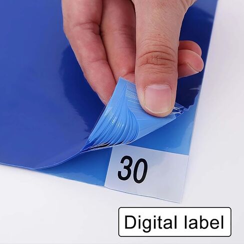Sticky Mat Tearable Sole Sticky Mat 60x90CM Clean Room Workshop Foot Dustproof Clean Dust Removal Mat(Clear,45x60cm/17.7x23.6in) in Saudi Arabia