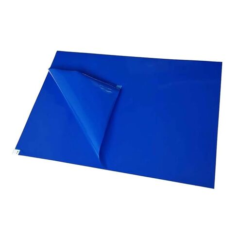 Sticky Mat Tearable Sole Sticky Mat 60x90CM Clean Room Workshop Foot Dustproof Clean Dust Removal Mat(Clear,45x60cm/17.7x23.6in) in Saudi Arabia