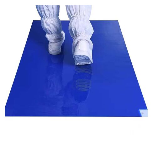 Sticky Mats 5 Pack, 30 Sheets/Pack, 150 Sheets Blue Cleanroom Floor Mats, Remove Dirt from Shoes in Laboratory Buildings Hospitals(65x115cm/25.6x45.3in) in Saudi Arabia