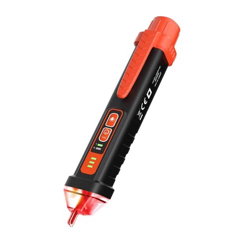 Non Contact Voltage Tester Pen, Electrical Tester Pen, AC 12/48-1000V Dual Sensitivity, Live/Neutral Wire Detector with LED Flashlight & Audible Alarm, Safety Certified, Breakpoint Finder in Kuwait