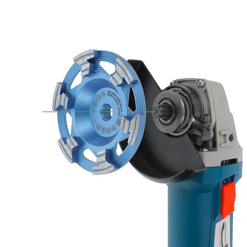 PRODIAMANT Fast Concrete Surface Grinding – 5" Diamond Cup Wheel for Masonry & Stone, Fits 5/8"-11 Angle Grinders in Saudi Arabia