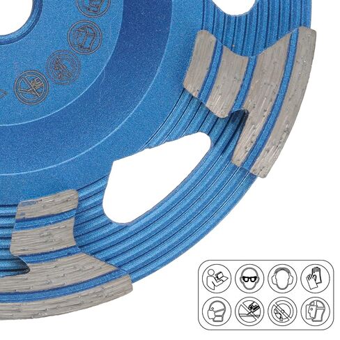 PRODIAMANT Fast Concrete Surface Grinding – 5" Diamond Cup Wheel for Masonry & Stone, Fits 5/8"-11 Angle Grinders in Saudi Arabia