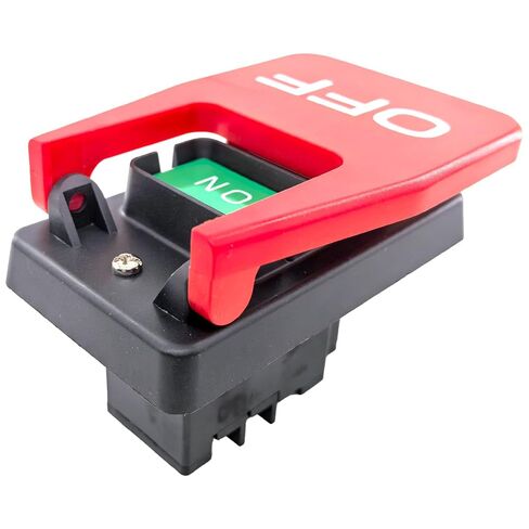 HY56 Universal 120V/230V Single-Phase Emergency Stop Switch for Woodworking Machinery & Industrial Equipment - 2-Pole Electromagnetic Motor Control (Compatible with KEDU HY56 Model) in Saudi Arabia
