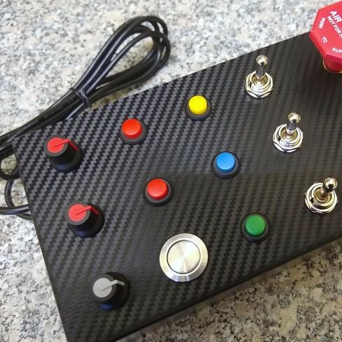 24 Pcs 16MM 5/8" Momentary Push Button Switch, High Round Waterproof Metal Shell on Off Switch, Self-Resetting with Screw Terminals, 3A 250V AC 2-Pin Self-Resetting Mini Round Switches (6 Colors) in Saudi Arabia