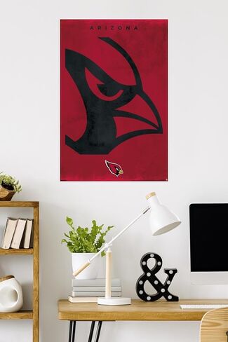 NFL Arizona Cardinals - Logo 25 Wall Poster, 34L" x 22.4W", Unframed Version in Saudi Arabia