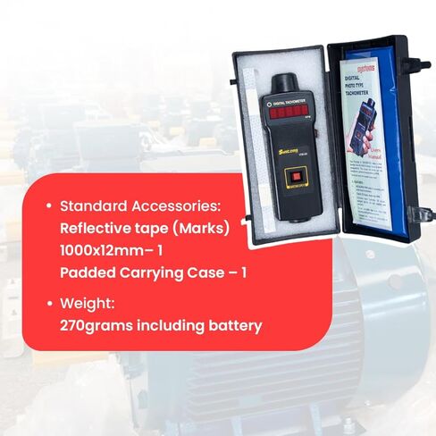 يوفر مقياس سرعة الدوران الرقمي غير التلامسي HTM-560 دورة في الدقيقة دقيقة وسهلة الاستخدام، واستدعاء الذاكرة، ومقياس سرعة الدوران بالليزر، ومؤشر انخفاض البطارية، وهو مقياس سرعة الدوران غير التلامسي. in Kuwait