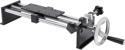 Black,Force Gauge Stand, 1000N/100kg Horizontal Spiral Type Manual Test Stand Manual Tension Push Pull Test Stand w/Adjustable Clamp in Kuwait