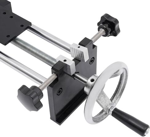 Black,Force Gauge Stand, 1000N/100kg Horizontal Spiral Type Manual Test Stand Manual Tension Push Pull Test Stand w/Adjustable Clamp in Kuwait