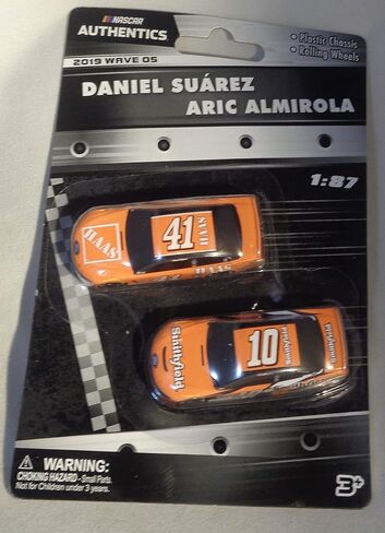 RCCA NASCAR Daniel Suarez & Aric Almirola 1:87 Die-Cast 2019 Wave 05 in Saudi Arabia