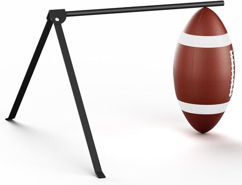 Football Kicking Tee Stand, Portable Field Goal Kicking Holder for Adult & Youth, Pro Metal Place Kickoff Training Practice Stand Equipment Compatible with All Ball Sizes, Black, 1 Pack in Kuwait
