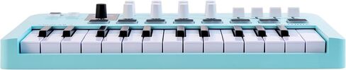 وحدة تحكم لوحة مفاتيح Arturia MiniLab 3-25 مفتاح USB MIDI مع 8 منصات طبلة متعددة الألوان، 8 مقابض وبرامج إنتاج الموسيقى متضمنة، زبرجد in Saudi Arabia