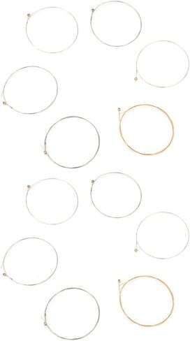 Guitar Strings, 12 Pcs Guitar Strings Replacement 12 String Acoustic Strings, Classical Guitar Strings Steel String, Classical Guitar String Steel in Saudi Arabia
