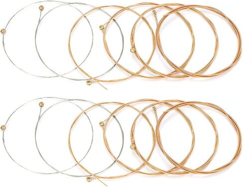 Guitar Strings, 12 Pcs Guitar Strings Replacement 12 String Acoustic Strings, Classical Guitar Strings Steel String, Classical Guitar String Steel in Saudi Arabia