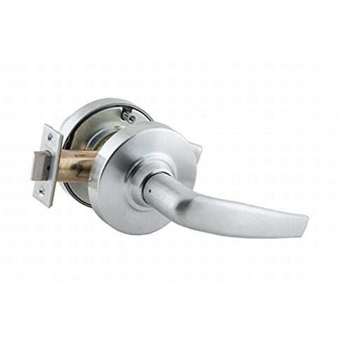 Schlage Commercial ND12ATH626 ND Series قفل أسطواني من الدرجة 1، وظيفة قفل الخروج، تصميم رافعة أثينا، لمسة نهائية من الكروم الساتان in Saudi Arabia