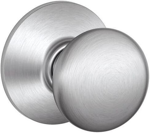 Schlage A10S PLY 626 Series A Grade 2 Cylindrical Lock, Passage Function, Keyless, Plymouth Design, Satin Chrome Finish in Saudi Arabia