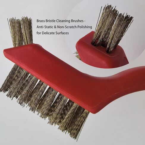 مجموعة 6 قطع من فرش تنظيف الأسلاك النحاسية، فرش تلميع مضادة للكهرباء الساكنة وغير قابلة للخدش للأسطح الحساسة in Kuwait