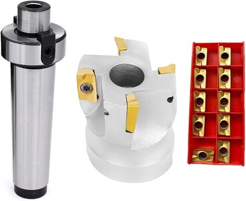 مجموعة واحدة من محول مورس تابر MT2 MT3 MT4 FMB22 حوامل نهاية الوجه + bap300R + 10 قطعة APMT1135 إدراجات كربيد لطحن آلة CNC (BAP300R-50-22، MT3-FMB22) in Kuwait