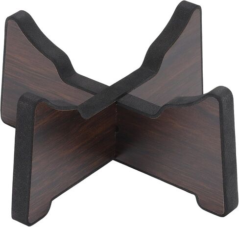 Wooden Tongue Drum Stand for 6–8 Inch Steel Tongue Drums, MDF Drum Holder with Non‑Slip Silicone Pads, Stable Display and Playing Rack for Home Studio and Practice Rooms (S) in Saudi Arabia