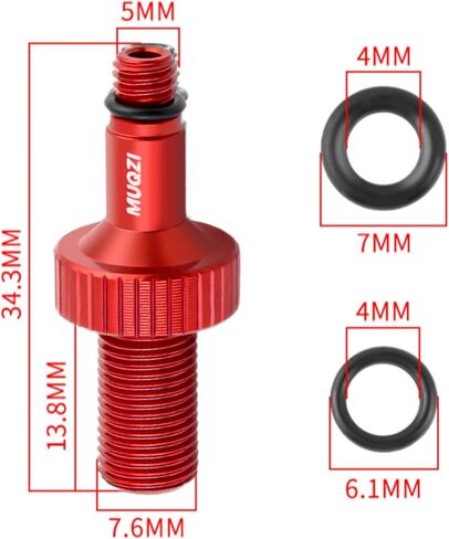 قطعة واحدة من أداة محول صمام الهواء للدراجة - متوافقة مع IFP، RockShox، أساسية لصيانة الدراجة، وركوب الدراجات وإصلاح المنزل in Kuwait