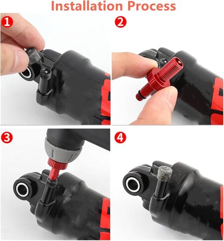 قطعة واحدة من أداة محول صمام الهواء للدراجة - متوافقة مع IFP، RockShox، أساسية لصيانة الدراجة، وركوب الدراجات وإصلاح المنزل in Kuwait