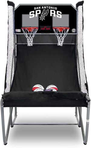 Pop-A-Shot - Home Dual Shot with Orlando Magic NBA Graphics l Sensor Scoring l 16 Game Modes l 7 Balls l Foldable Storage l for All NBA Fans in Saudi Arabia