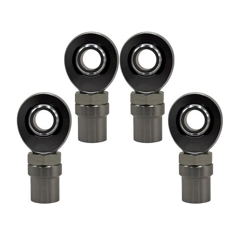 Quarter Set – 1.25" Heim Joints with 1.5" OD Tube Bungs & Jam Nuts | Heavy-Duty Chromoly Rod Ends for Off-Road Suspension, Link Bars & Steering Systems (4 Joints, 4 Bungs, 4 Jam Nuts) in Saudi Arabia