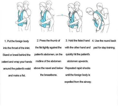 Training Vest with patting for Suffocation Disorders - Heimlich Practical Training Model, Children in Saudi Arabia