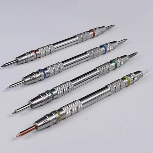 Mohs Hardness Test Kit (4 Pieces), Industrial-Grade Mohs Hardness Tester, 2-9 Level Scratch Test kit, for Minerals, Concrete, and Other Materials in Saudi Arabia