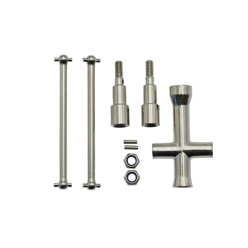 16101PRO 16102PRO 16103PRO RC سيارة فرش المعادن ترقية أجزاء DIY أجزاء أجزاء فرش ترس المحرك محرك رمح (عمود محرك خلفي) in Kuwait