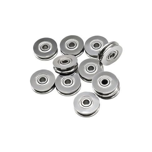 4PCS 3X14X4 mm Guide Rail Pulley U-Shaped Bearing Roller in Kuwait