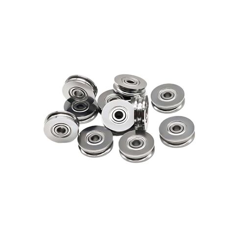 4PCS 3X14X4 mm Guide Rail Pulley U-Shaped Bearing Roller in Kuwait